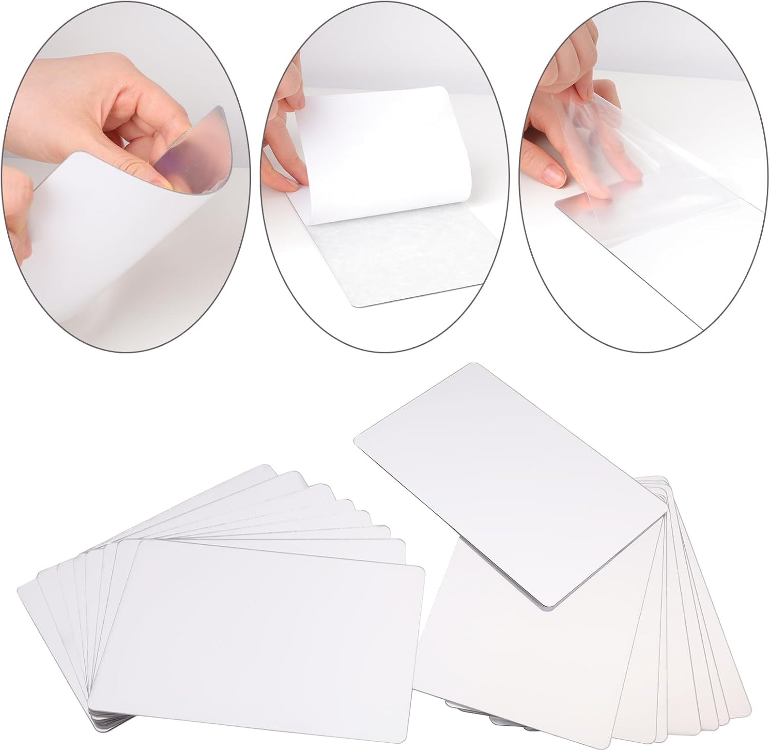 16Pcs School Shatter Proof Plastic Mirrors 4 x 6 Inch Self Adhesive Acrylic Mirr