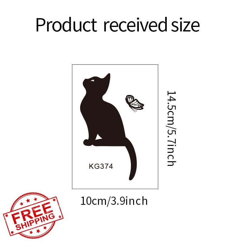 Generic Cat Butterfly Light Switch Decals