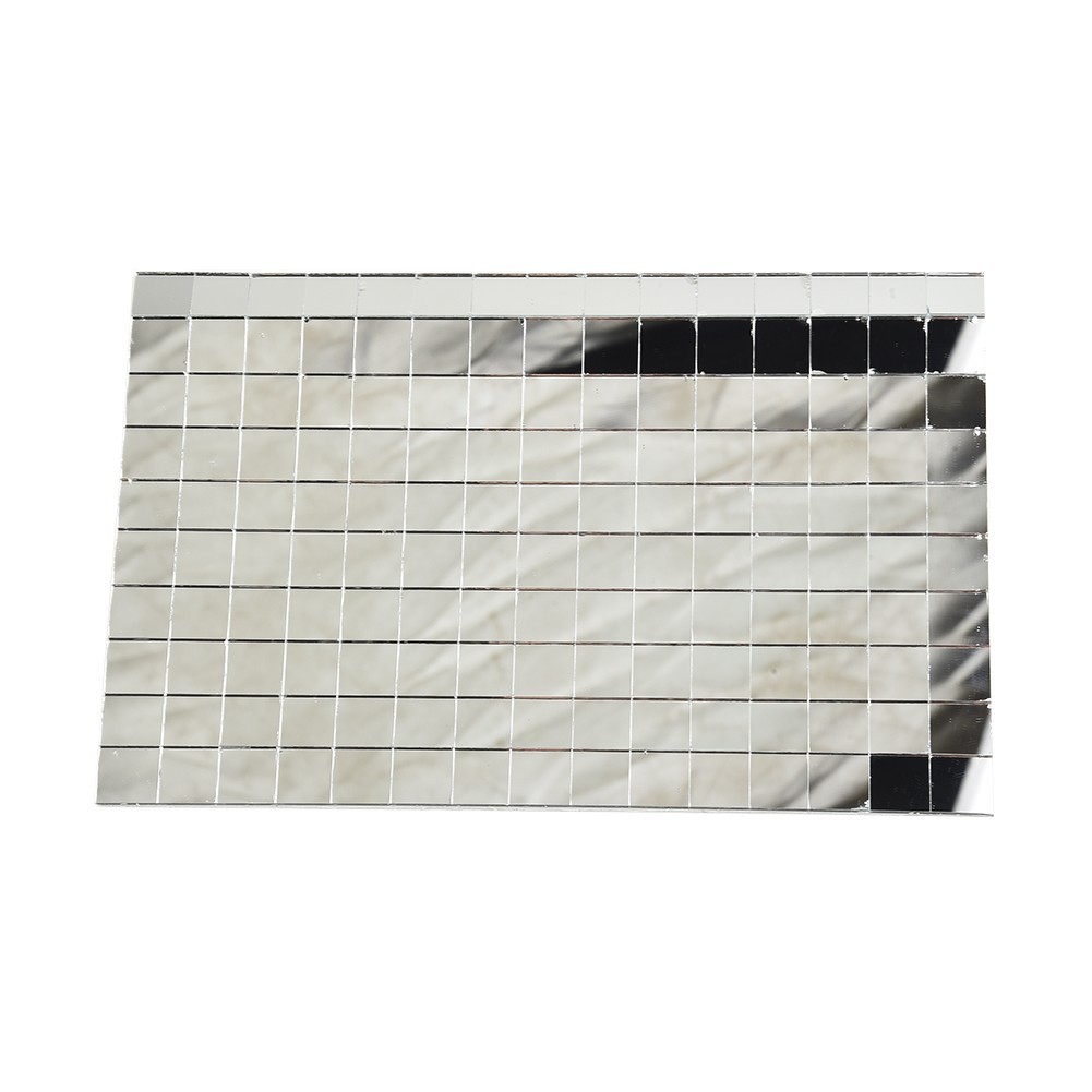 Sophisticated Silver Mosaic Tiles Pack Perfect for Creative Interior Projects