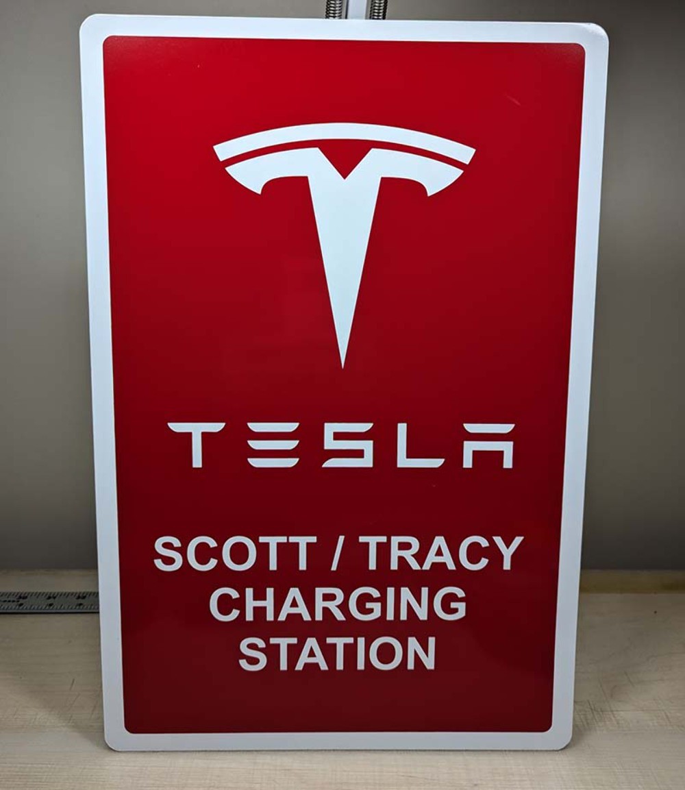 Tesla Charging Sign Wall Connector Home Mobile Charger Model 3 S X Y