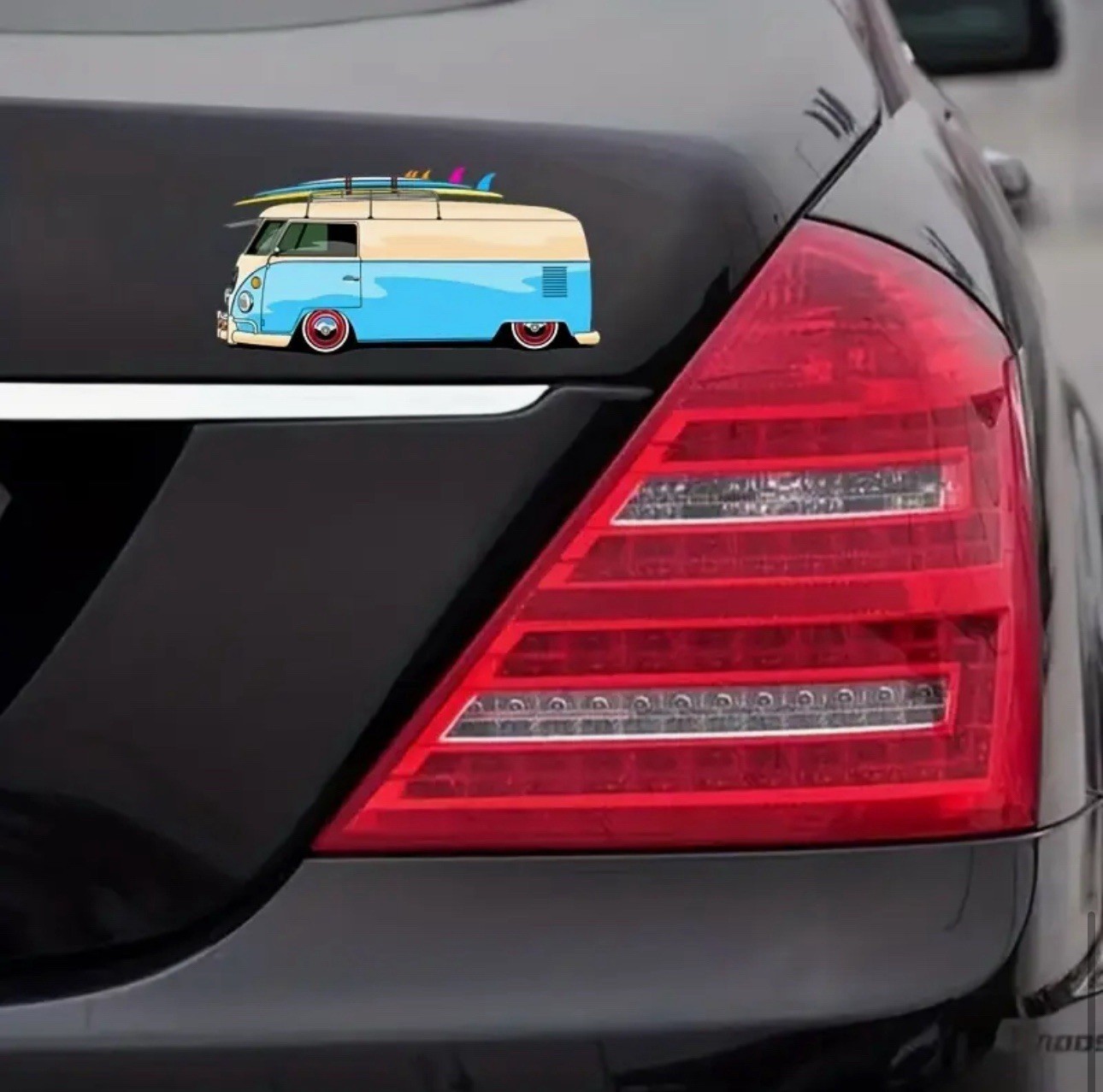 RETRO VW BUS VAN BEACH SURF HIPPIE BOHO 5” INCH VINYL DECAL STICKER 1PC