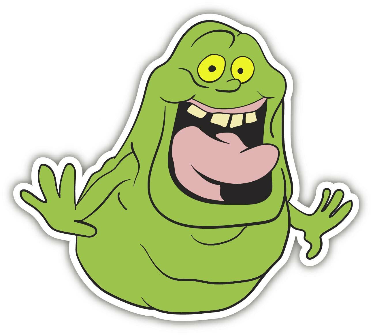 Ghostbusters Slimer Cartoon Sticker Decal 24"