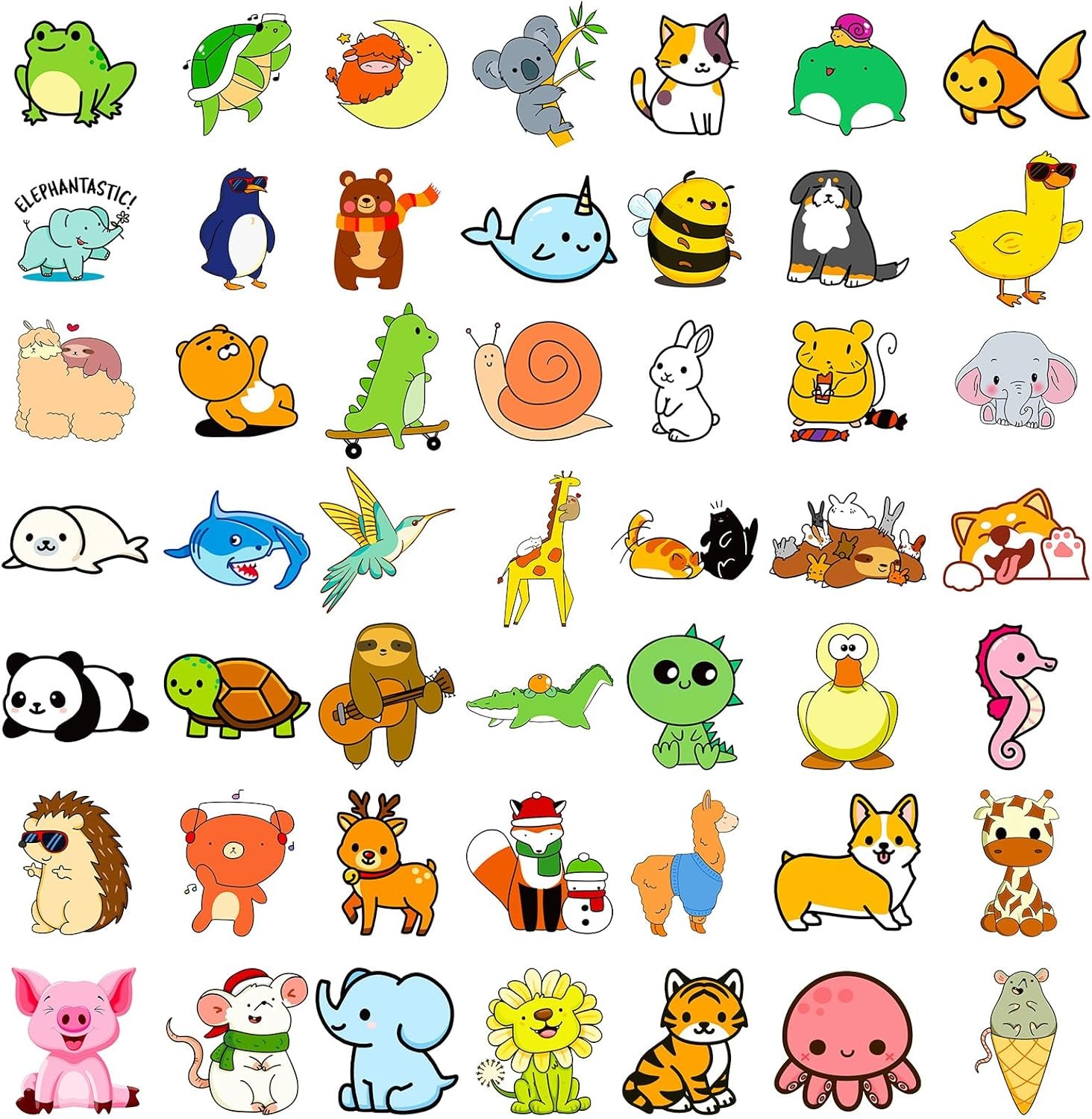 100Pcs Water Bottle Stickers, Safe Fade-Resistant Waterproof Vinyl Stickers for