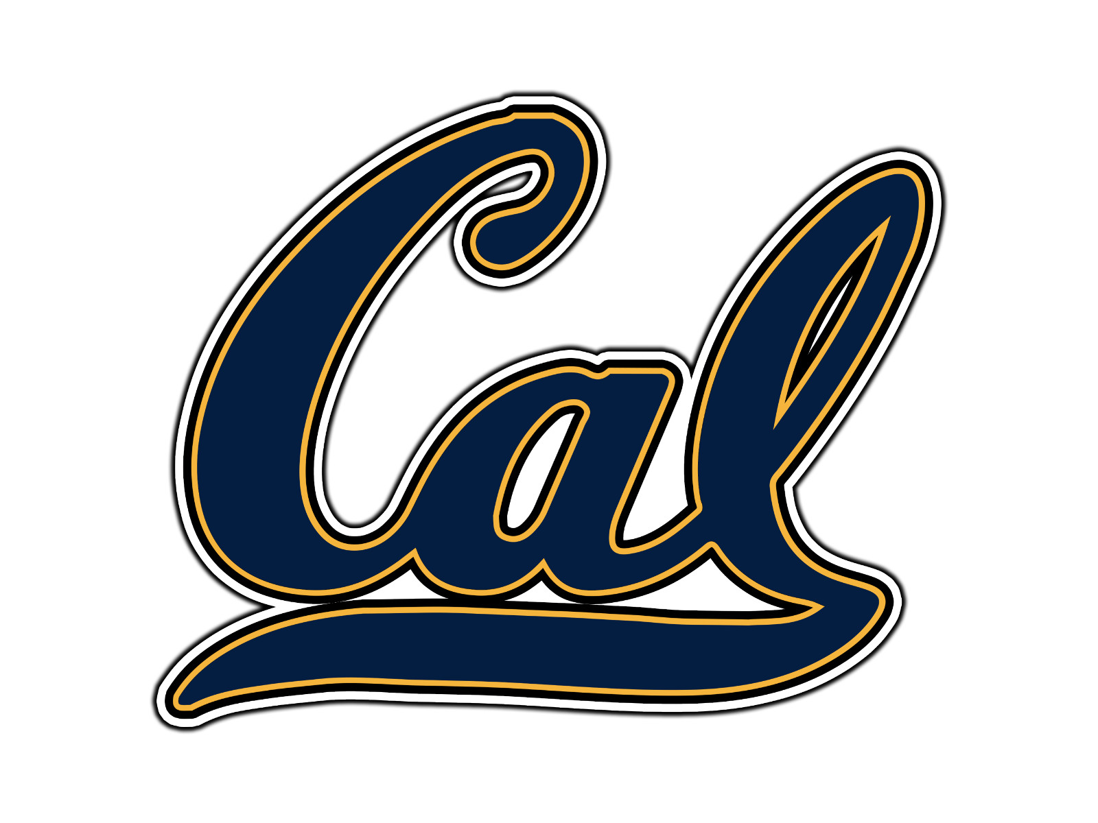 #445 California Golden Bears Cal Logo Waterproof Vinyl Sticker Decal Die-Cut