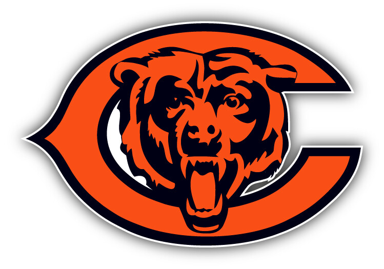 Chicago Bears NFL Football Sport Logo Car Bumper Sticker Decal "SIZES"