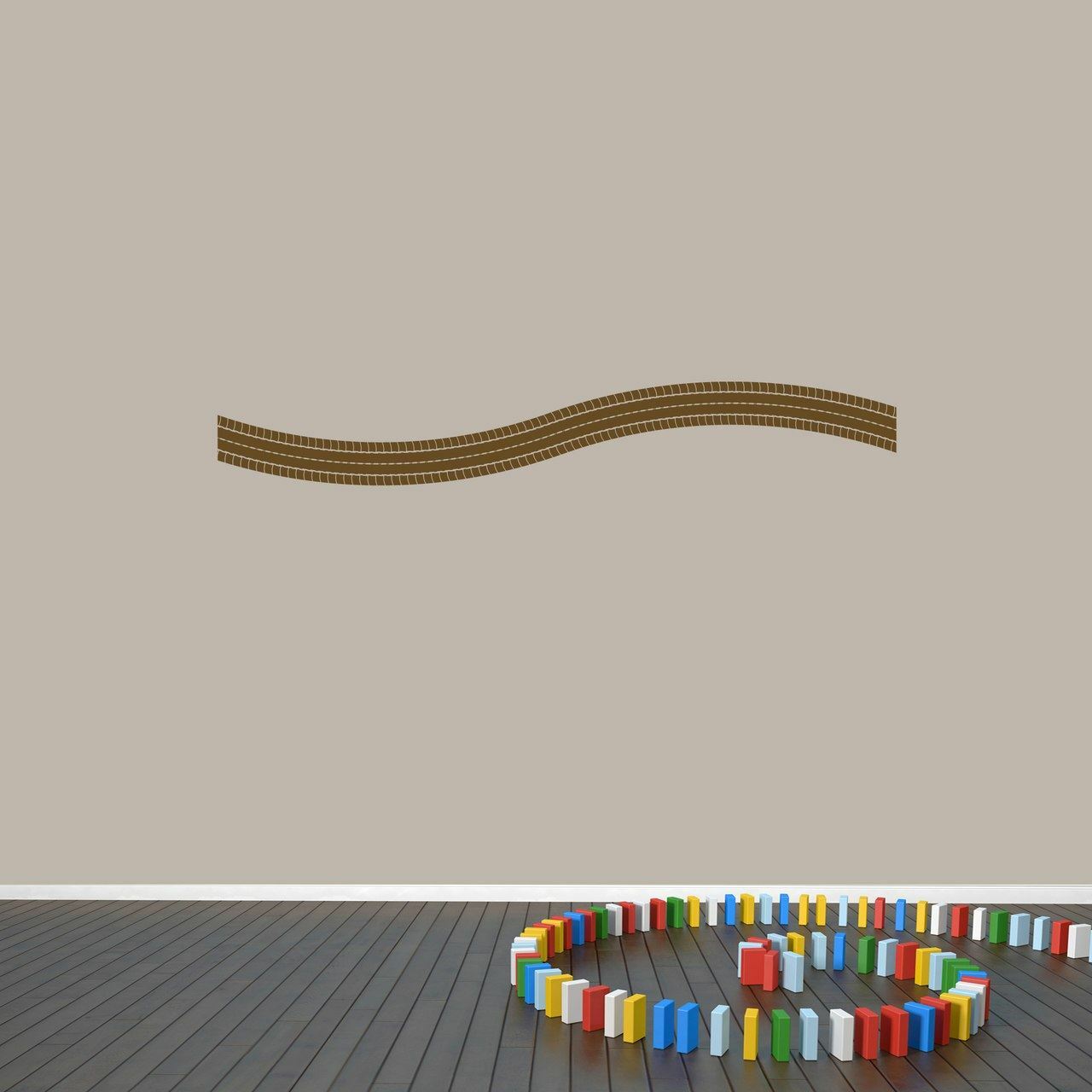 Tire Track Wall Decal – Nursery, Kids, Driving, Cars and Trucks, Mud, Playroom