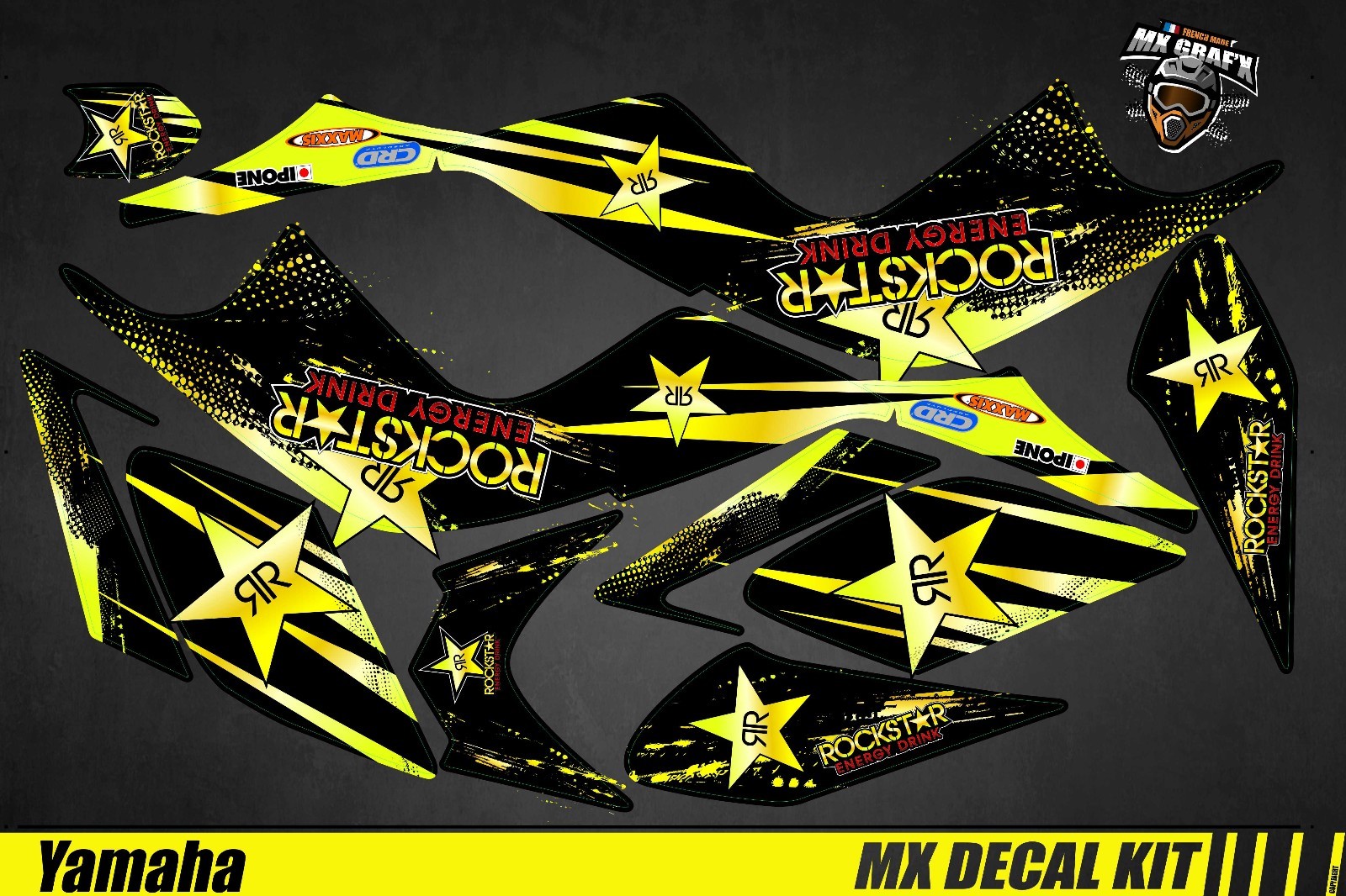 Decal Kit For Yamaha Raptor – ROCKSTAR
