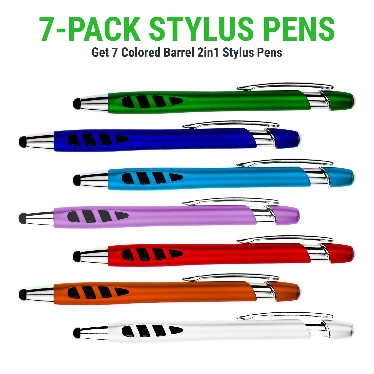 Stylus Pen for Touch Screens & Ballpoint Writing Pens, with Sensitive Stylus …