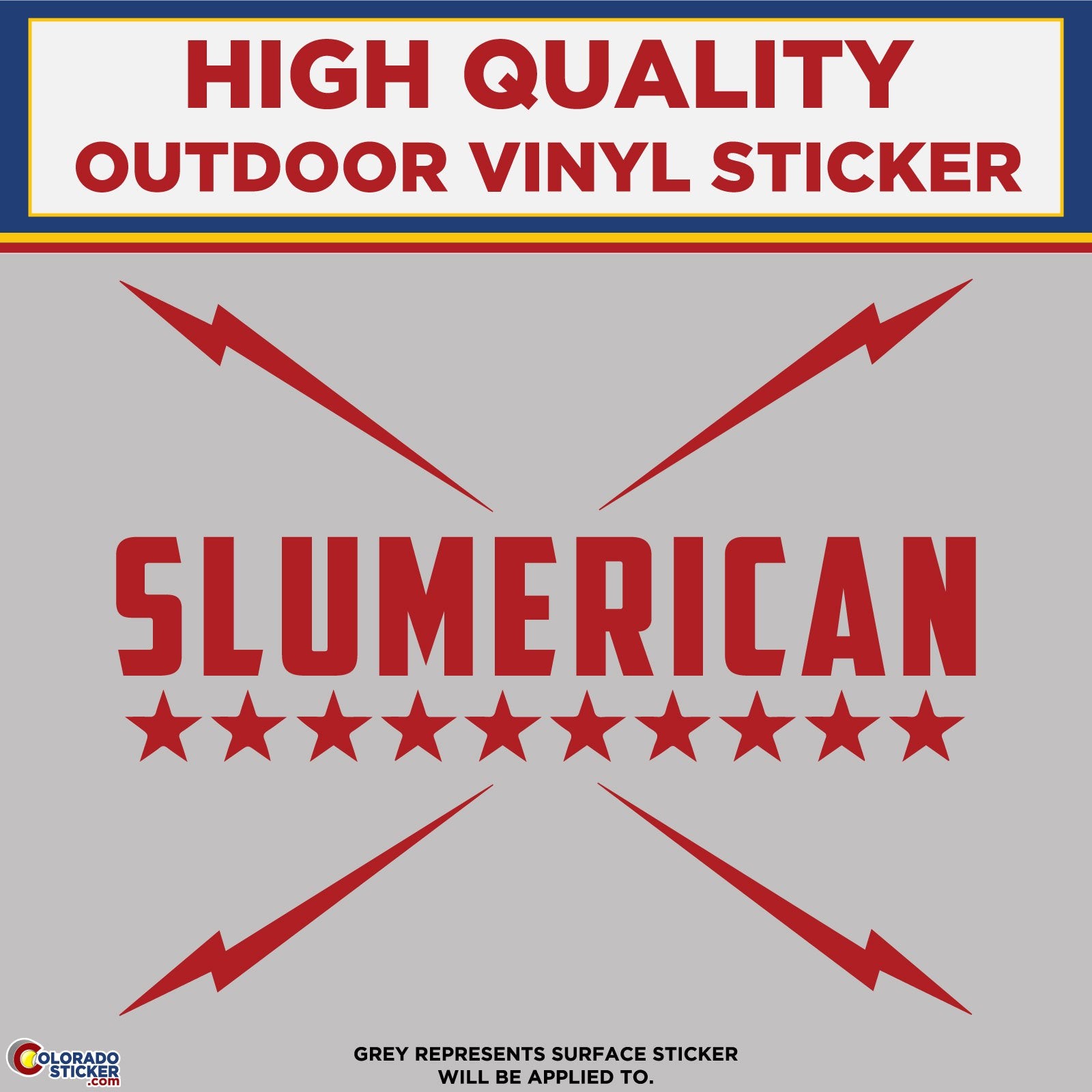 Yelawolf, Slumerican, Die Cut High Quality Vinyl Stickers