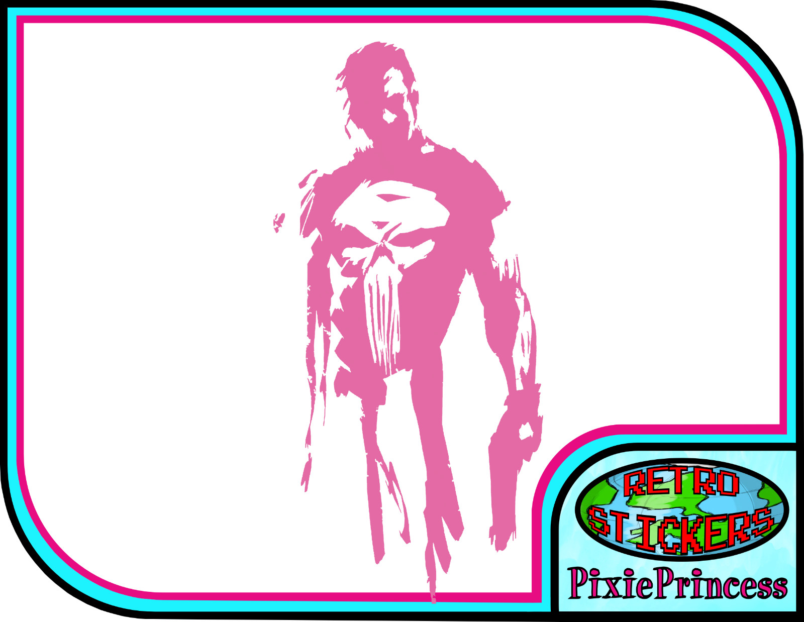 Marvel The Punisher Frank N Vinyl Sticker Car Bike Truck Window Wall Art Comic