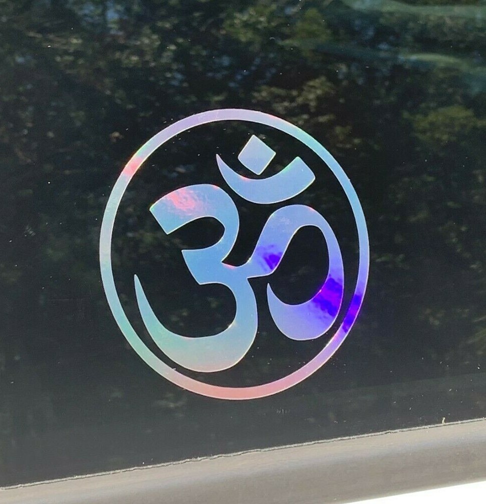 Om Symbol Yoga Namaste Peace Car Truck Van Planner Vinyl Decal Sticker