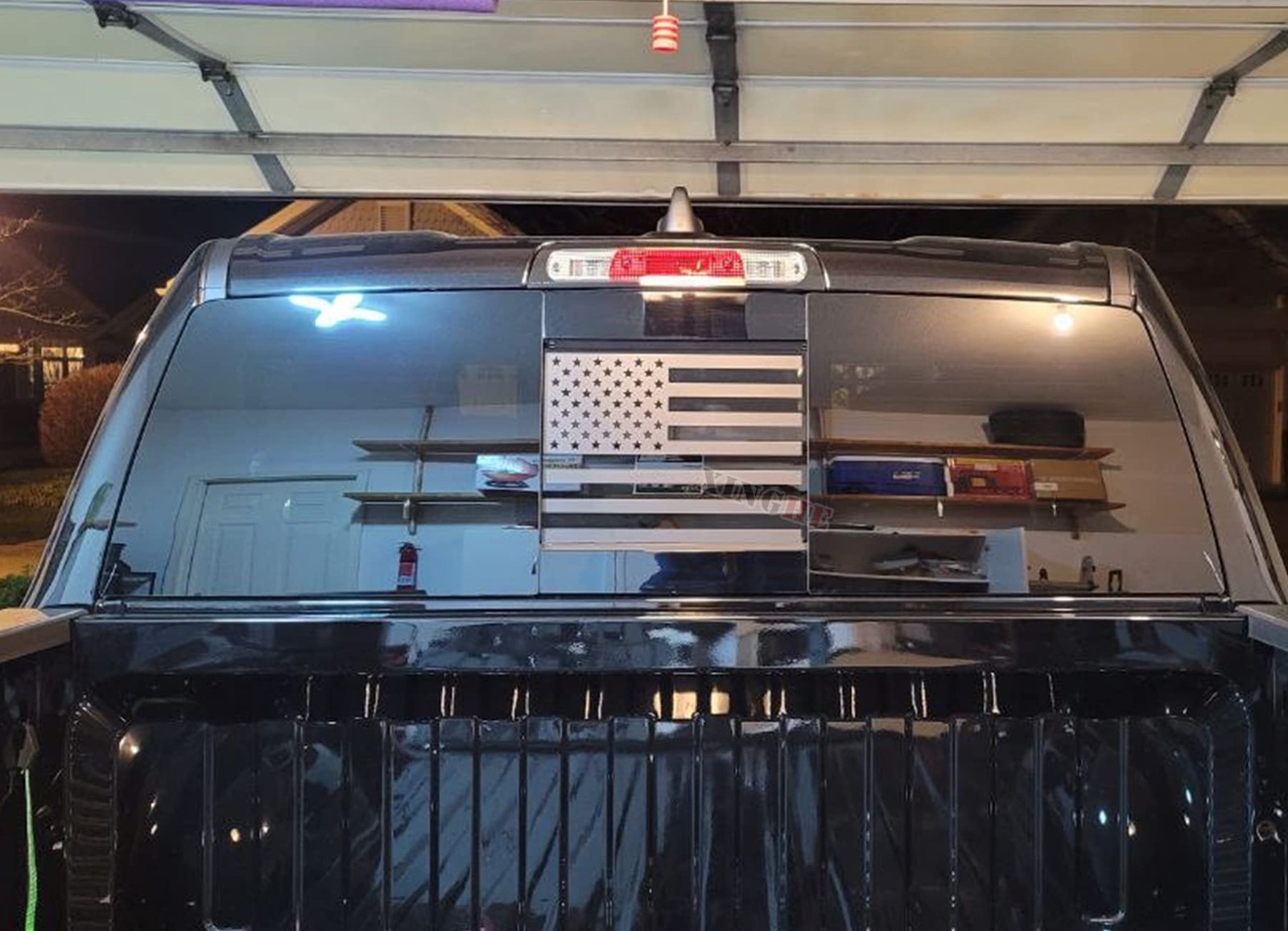 American Flag Decals for Chevy Silverado GMC Sierra Colorado Rear Window