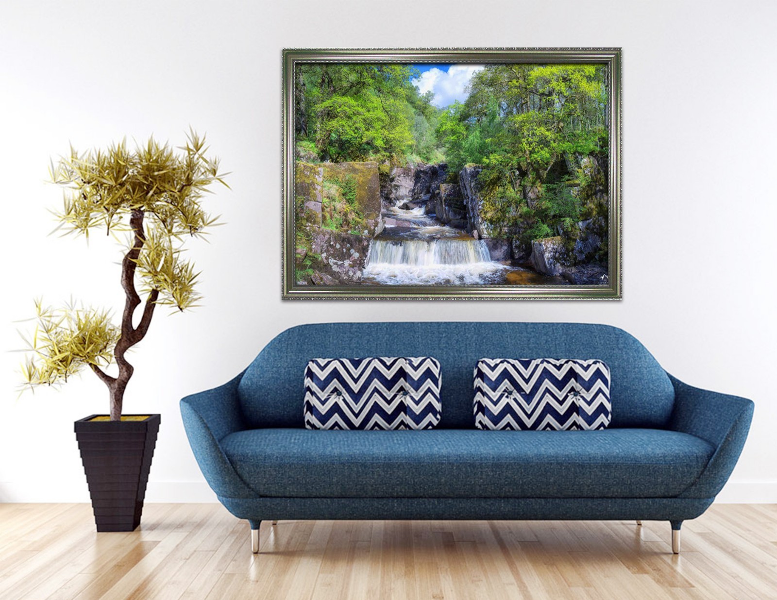 3D Small River Tree 55 Framed Poster Home Decor Print Painting Art AJ WALLPAPER