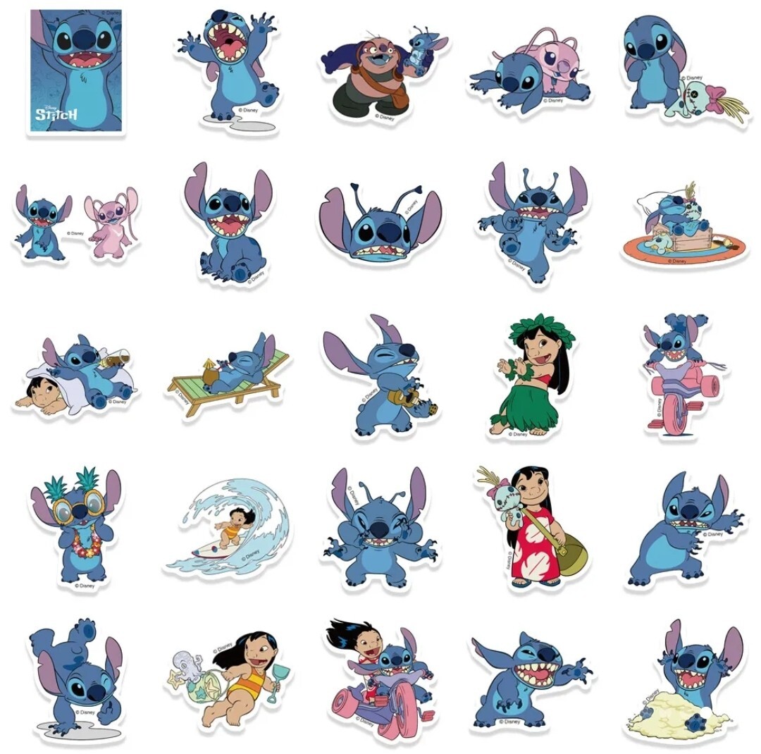10 PCS Disney Lilo And Stitch Stickers 2 BRAND NEW