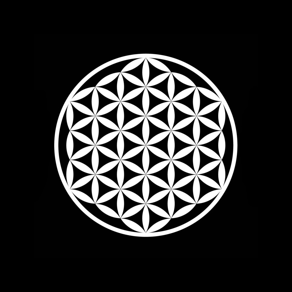 Flower of Life Vinyl Sticker Decal – sacred geometry pattern