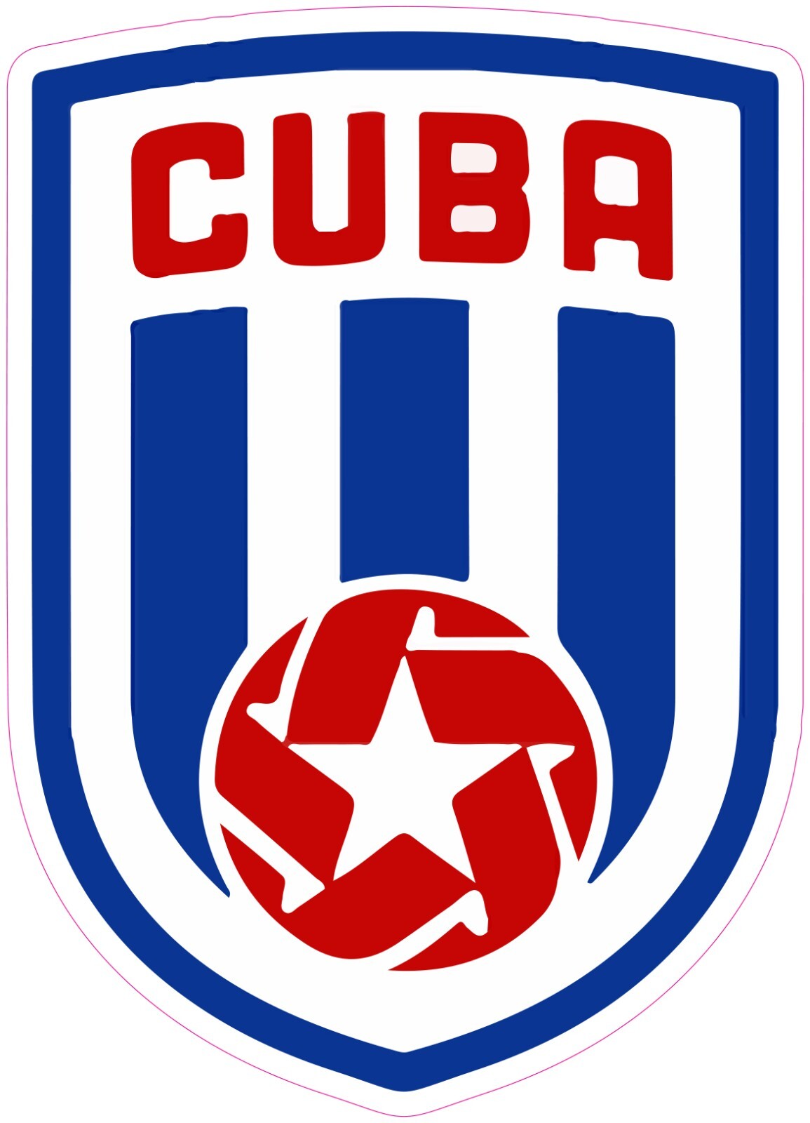 Cuba National Soccer Team Vinyl Decal Sticker Car Bumper Truck Laptop Mug