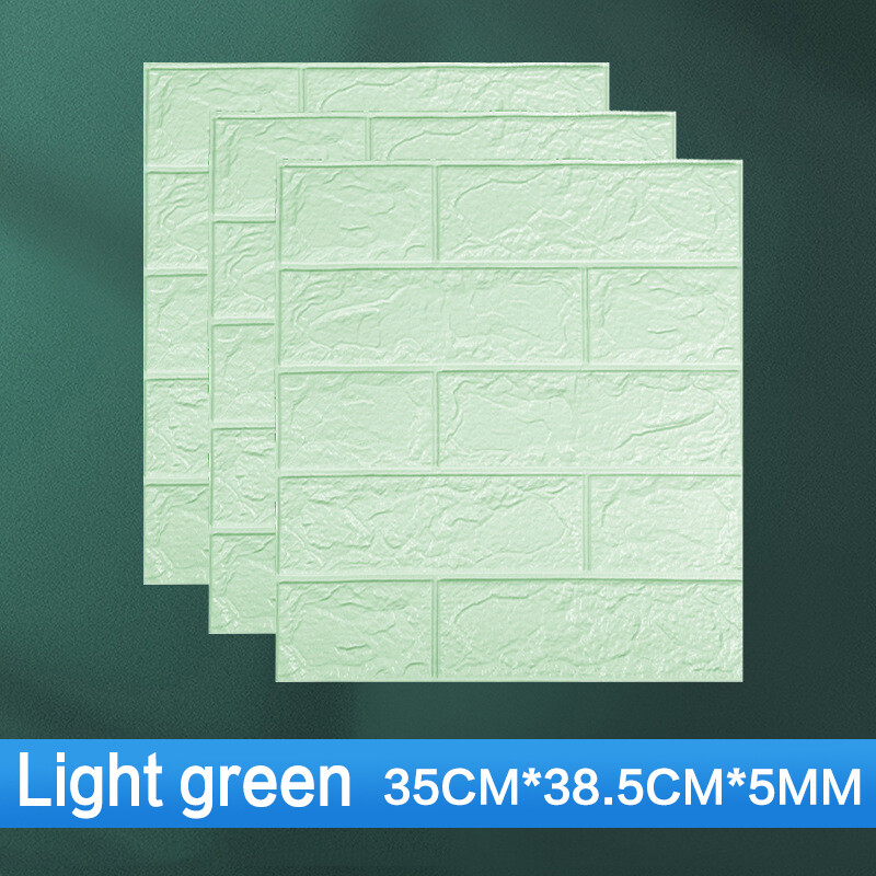 1PCS 3D Self Adhesive Brick Wall Tile Sticker Kitchen Bathroom Wallpaper Decor