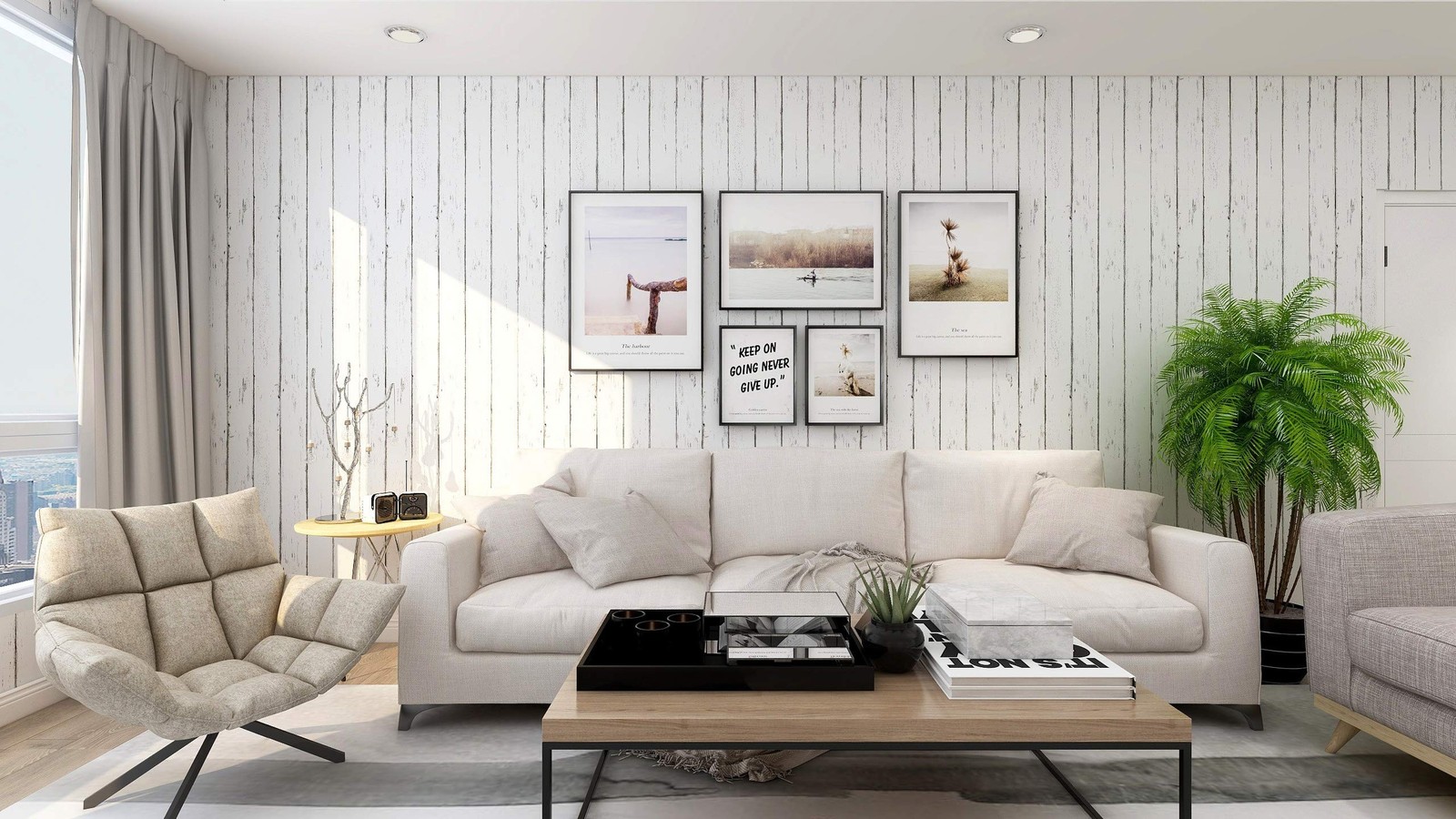 Ohmywor White Wood Wallpaper Peel and Stick 17.71"x118" Self Adhesive Wallpap…