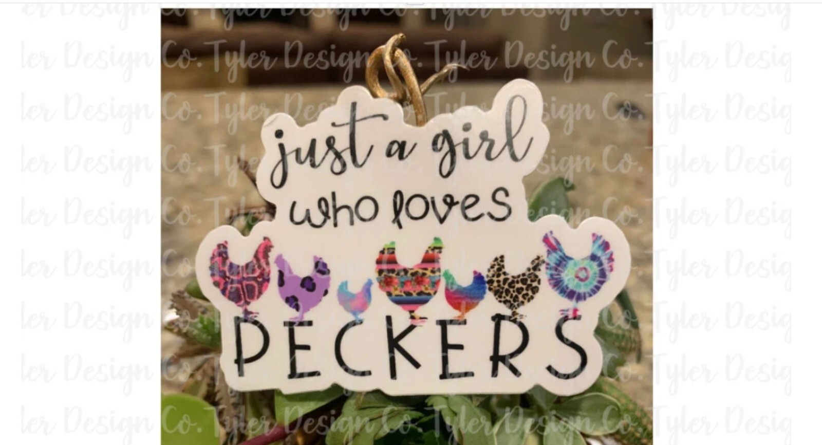 Just a Girl Who Loves Peckers Sticker | Our #1 Best Selling ORIGINAL Design