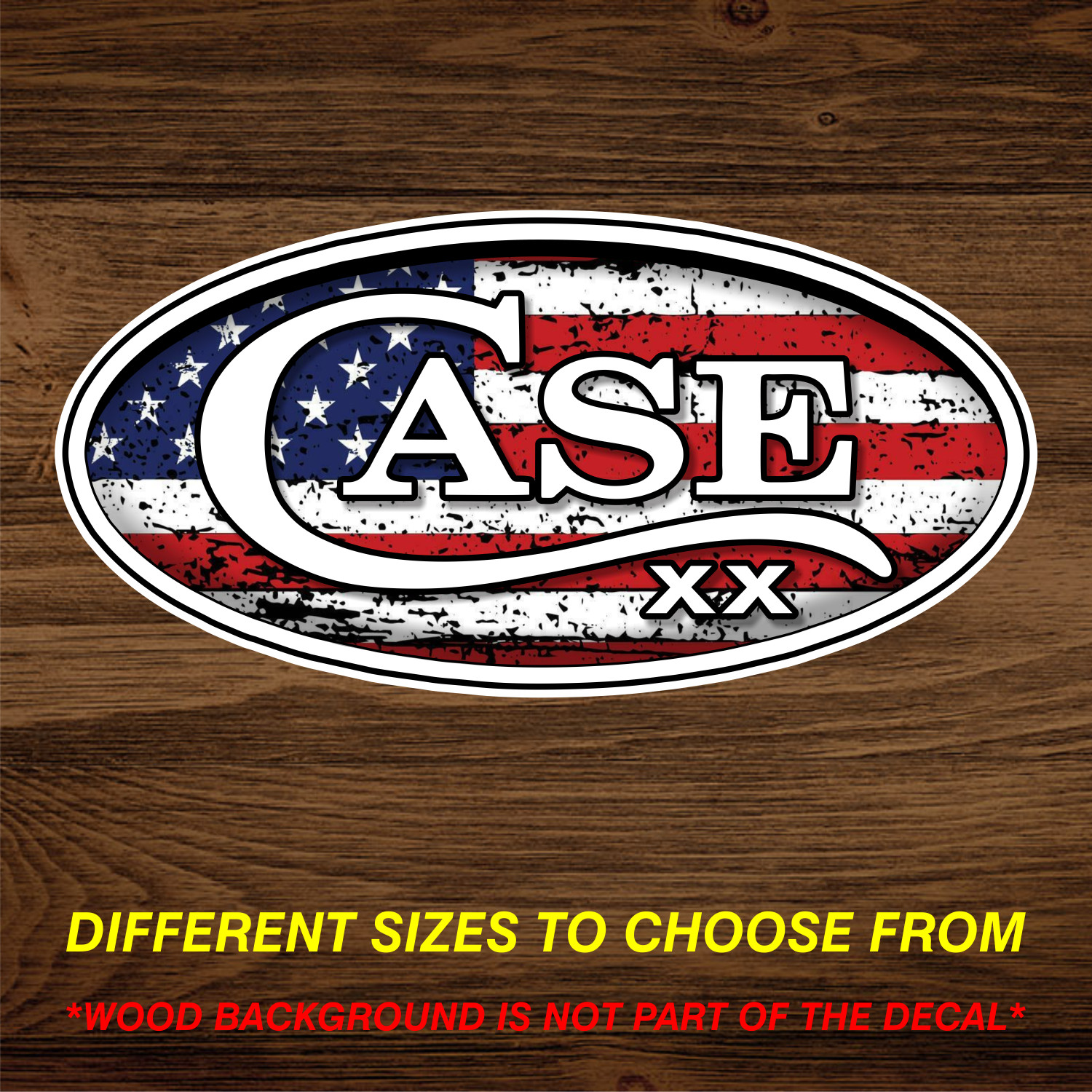Case Knives XX Script Logo Vinyl Decal Sticker Free Shipping