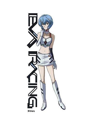 Evangelion Sticker Rei Ayanami Race Queen W51mm x H100mm from Japan 3742