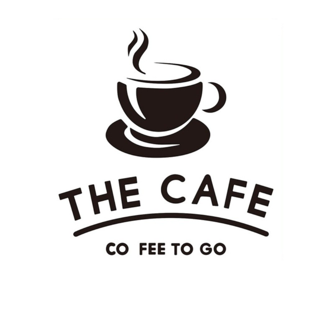 Coffee Cup Wall Decal Static Cling Black for Smooth Non Porous Surfaces