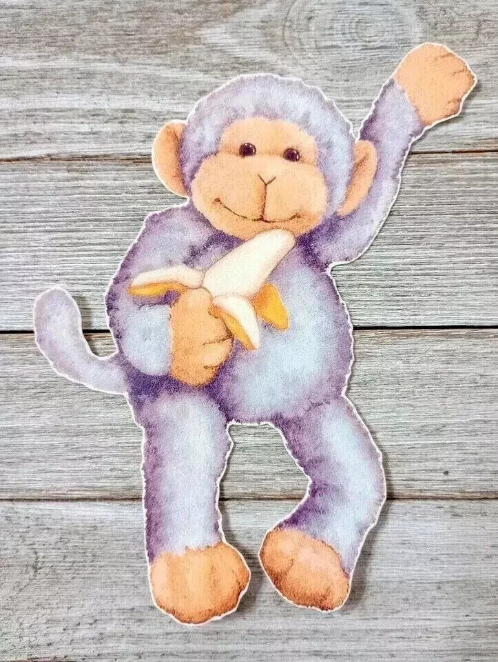 monkey jungle wall safe sticker zoo animal 7 inch