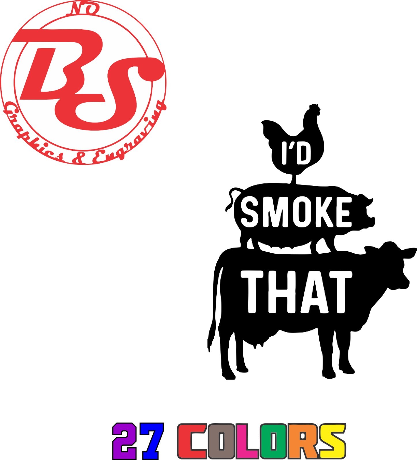 6" Bacon Vinyl Decal Beer Boobs Guns Smoker Meat Keto Carnivore BBQ Funny noBS