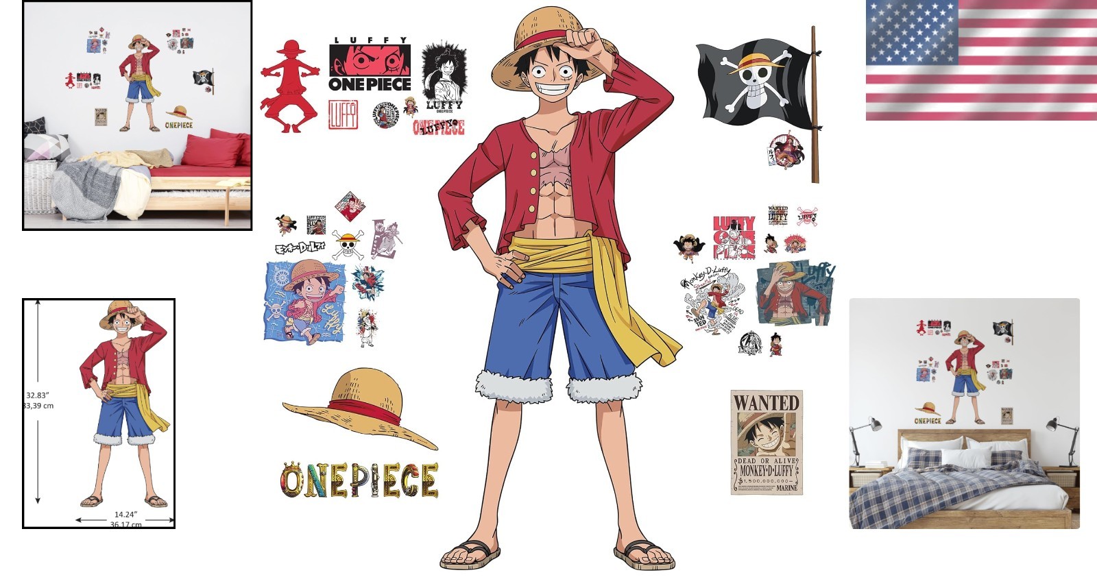 Official One Piece Luffy Wall Art