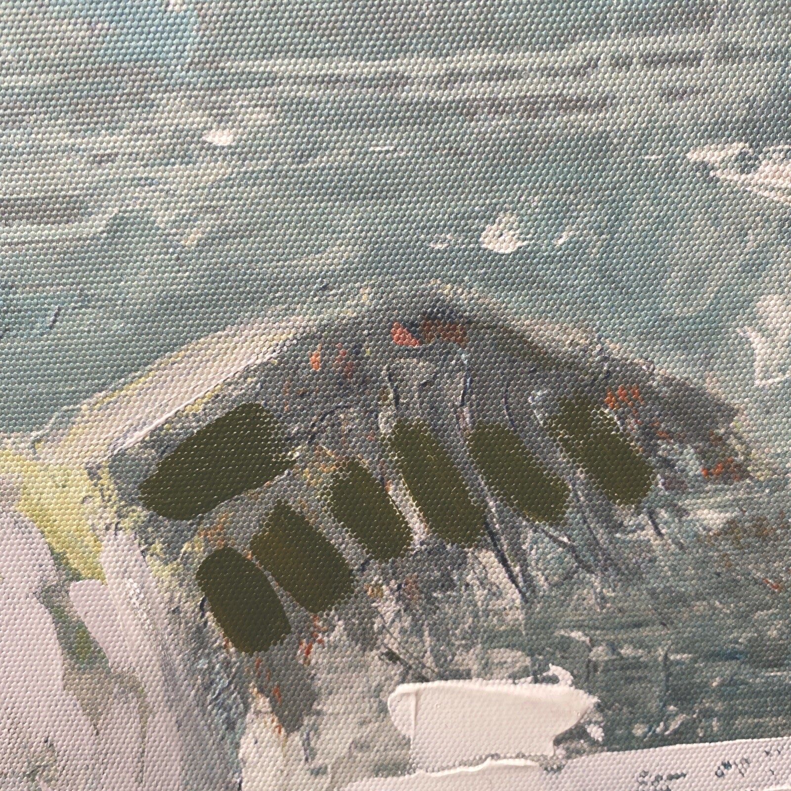 Marmont Hill Stick with Me Painting Print on Wrapped Canvas 18x18x1.5