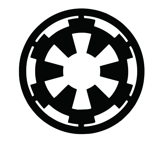 Galactic Empire Star Wars Vinyl Decal Sticker -Multiple Colors & Sizes