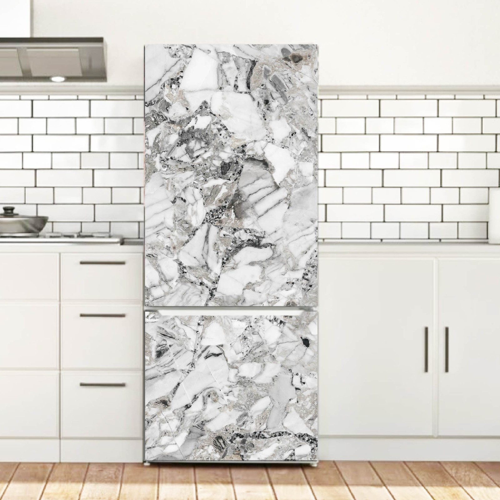 Fridge Vinyl Cover Peel Stick Wrap