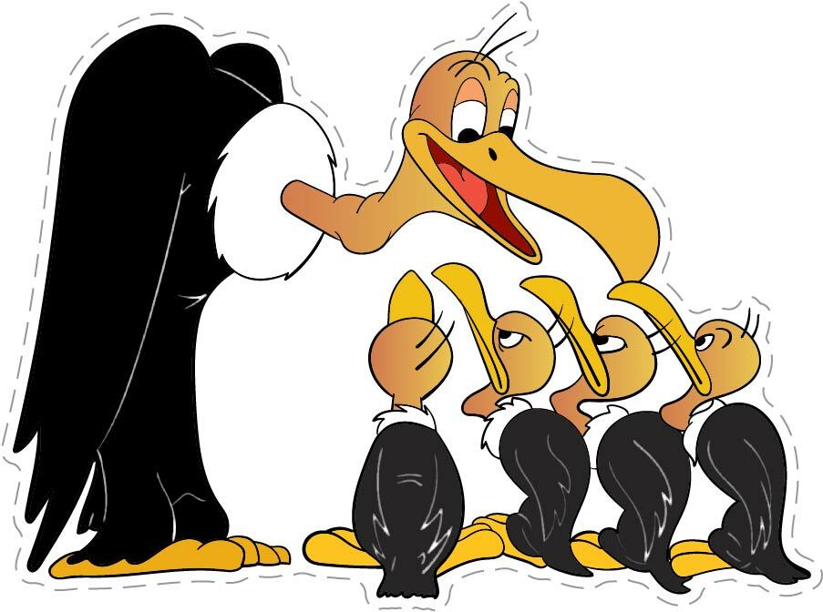 Beaky Buzzard Cartoon Sticker Decal laptop wall car phone Looney Tunes