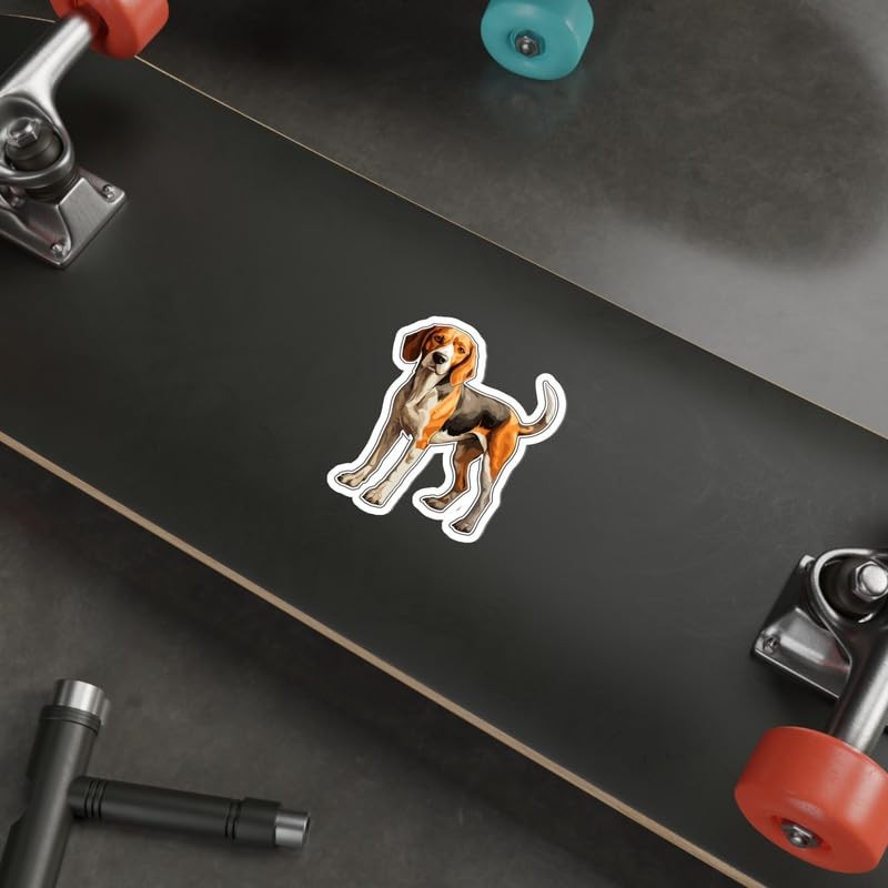 Foxhound Sticker 4 Inch Waterproof Vinyl Decal Durable Long-Lasting