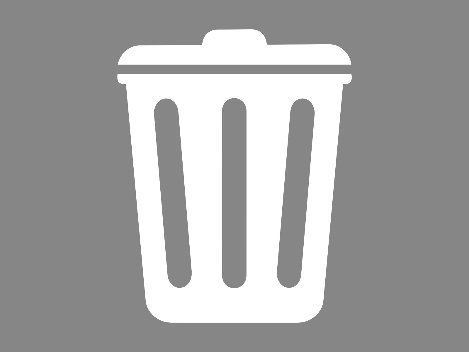 WASTE BASKET Trash Can Bin Sticker Vinyl Decal Outdoor Waterproof Label Sort