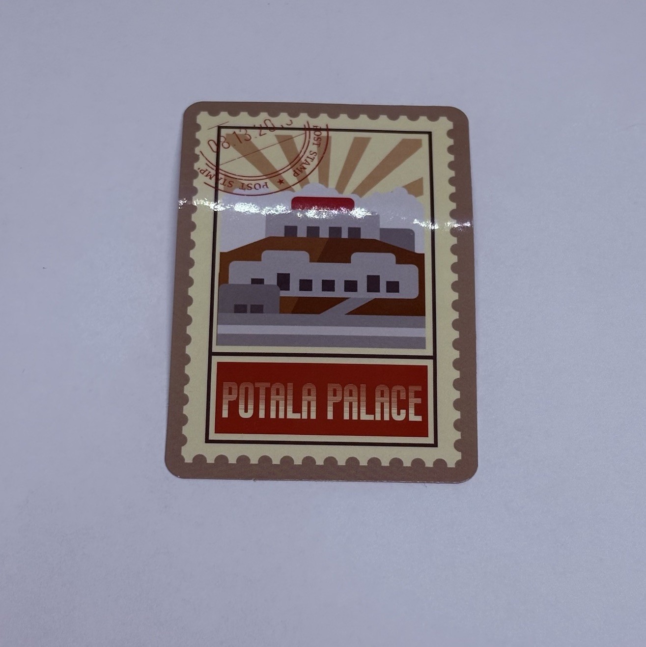 Potala Palace Postage Stamp Novelty Sticker Vinyl Decal Travel Cool Art Tc9