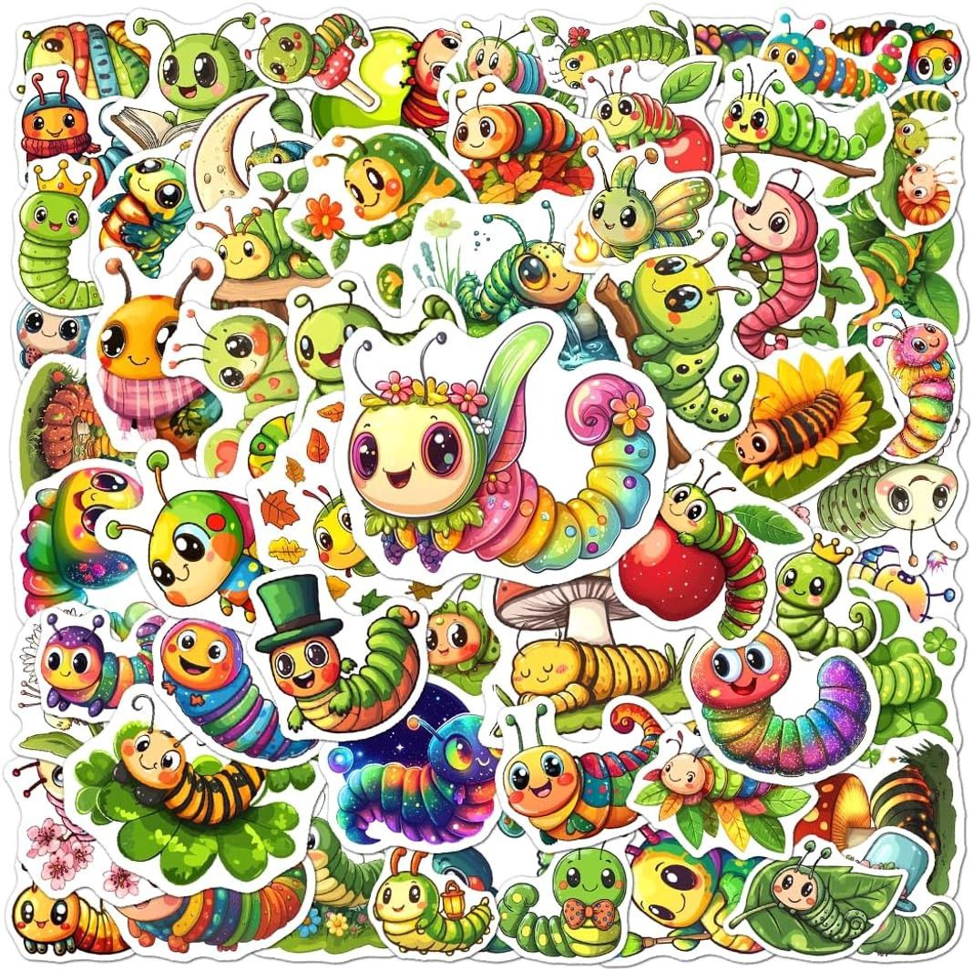108 Pack Pirate Stickers, Waterproof Vinyl Decals Laptop, Water Bottle, Scrapboo