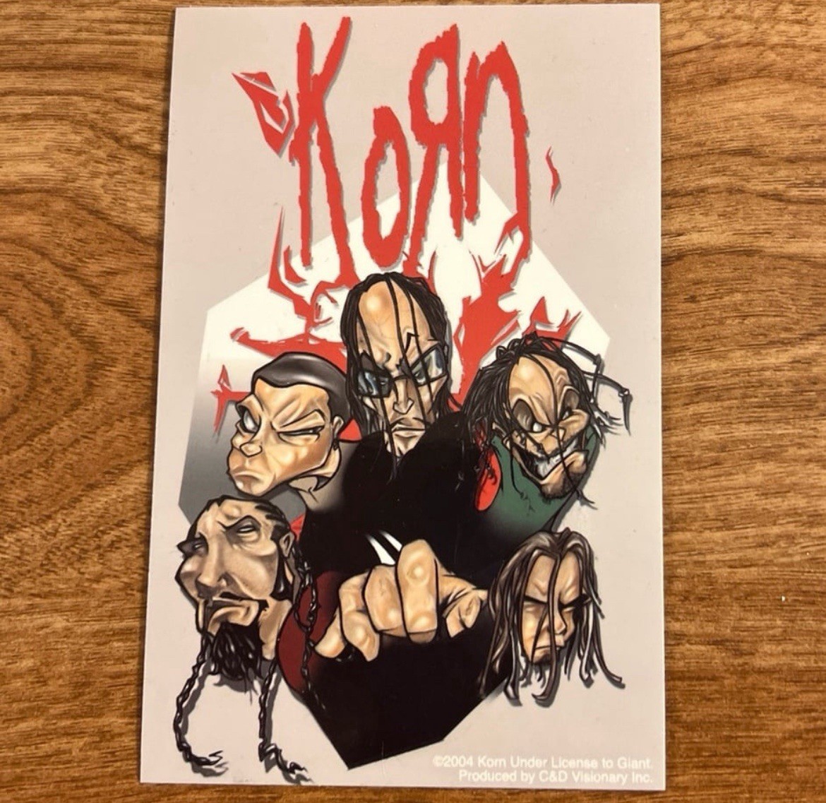 VINTAGE & RARE 2004 Korn Official Sticker