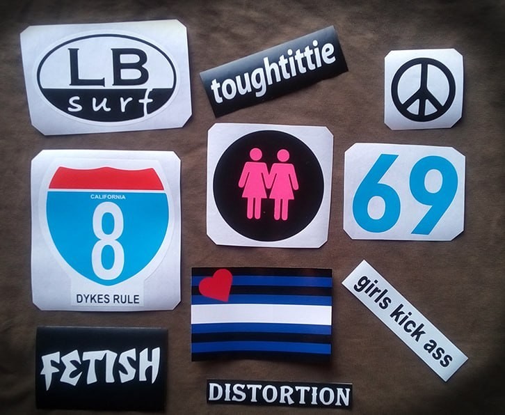 Guitar stickers Gibson melody maker vinyl decal set 10