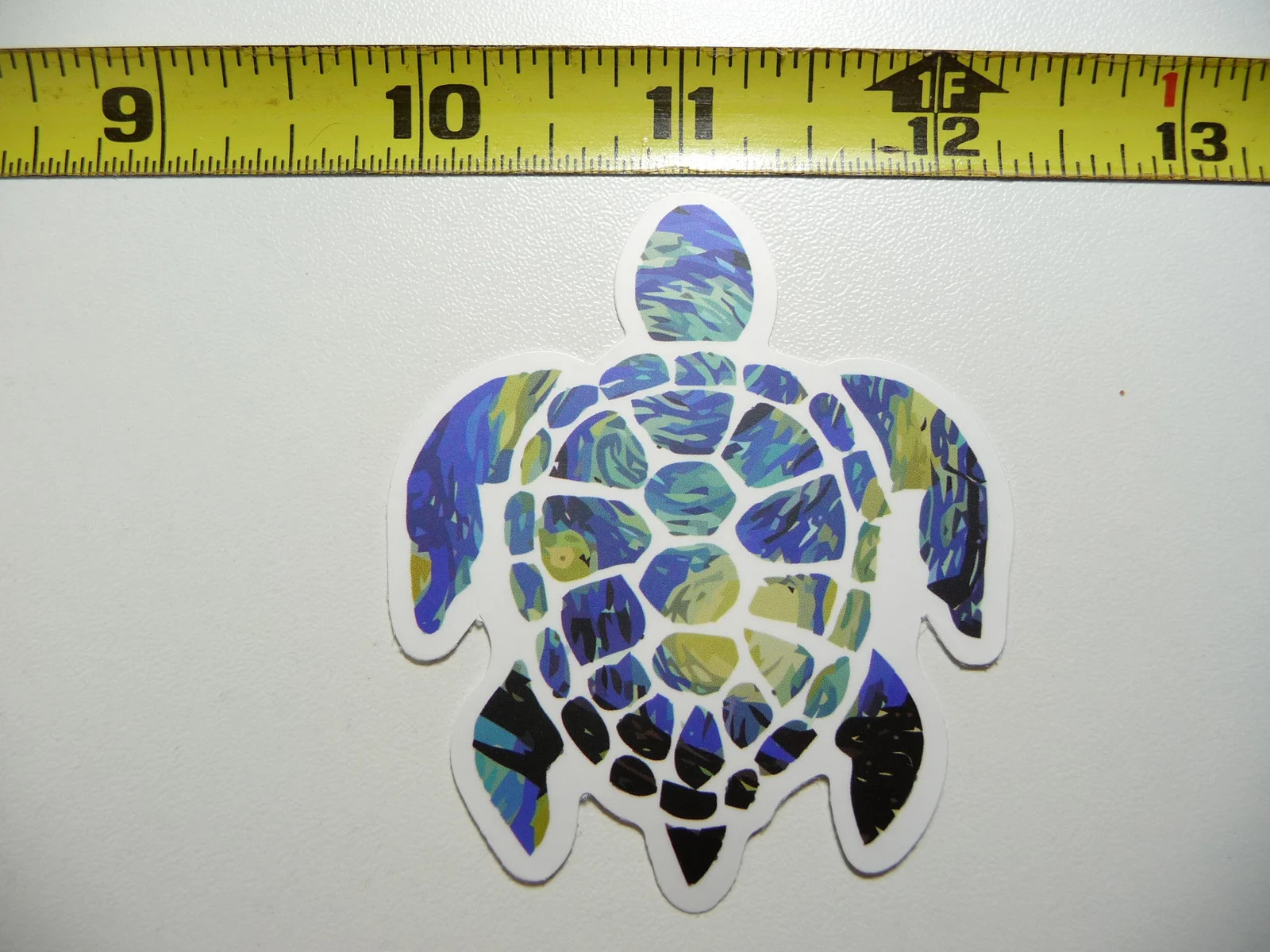 VINCENT VAN GOGH TURTLE TROPIC STARRY NIGHT SMALL STICKER DECAL CLASSIC ARTIST