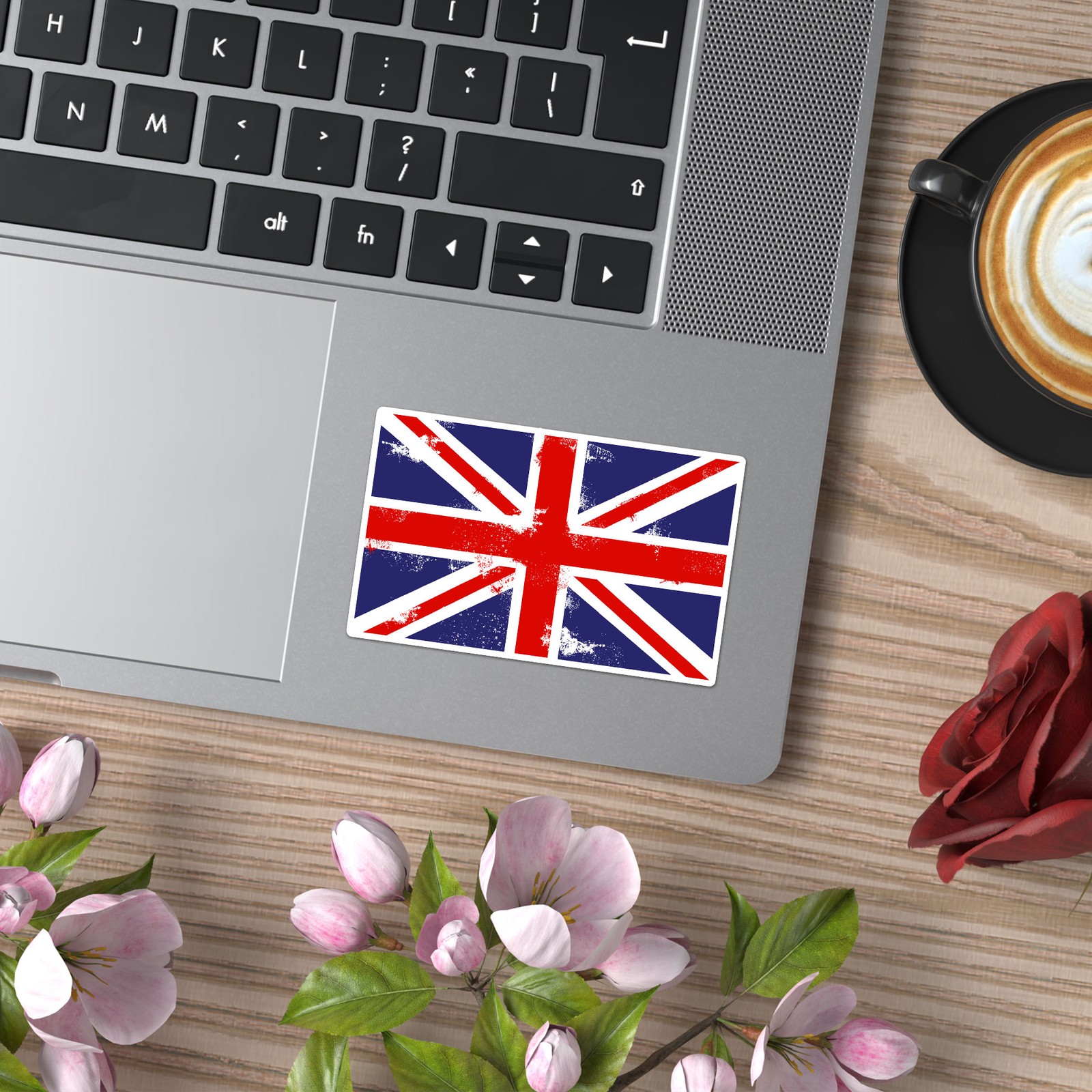 Union Jack United Kingdom – Vinyl Decal Sticker – Car Window Laptop – ebn8904