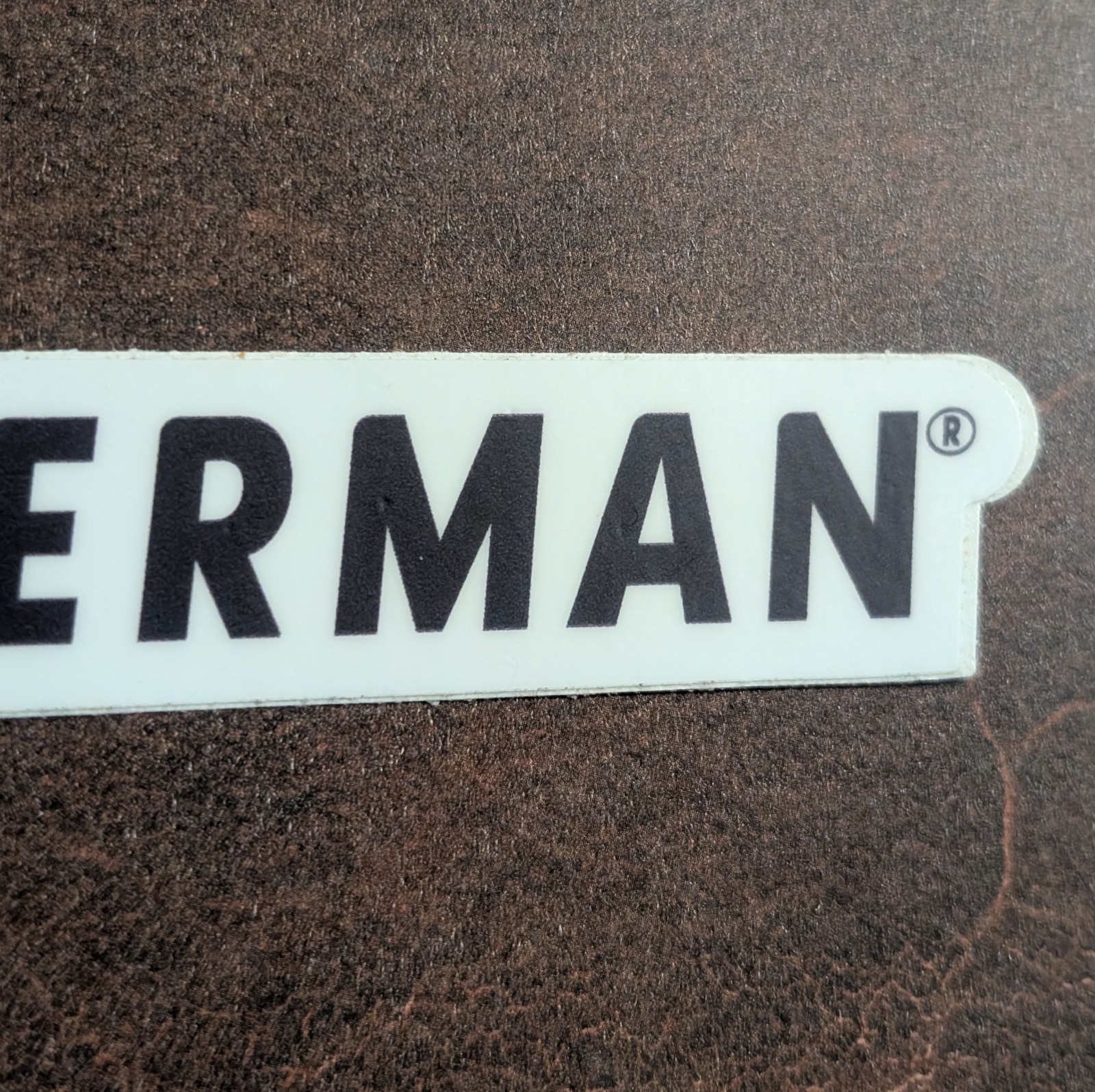Leatherman Logo Sticker – Outdoor Lifestyle Quality Versatile Multi-Tool Decal