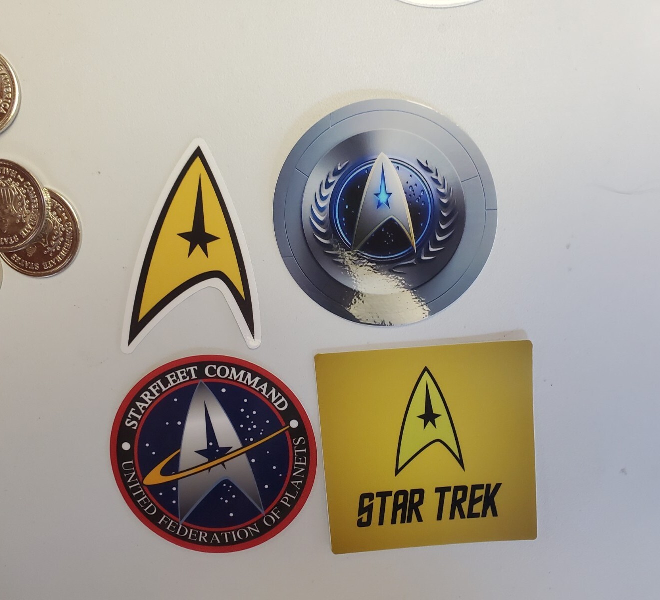 Star Trek STICKERS variety PACK LOT of 4 *WORLDWIDE 🌐 SHIPPING*