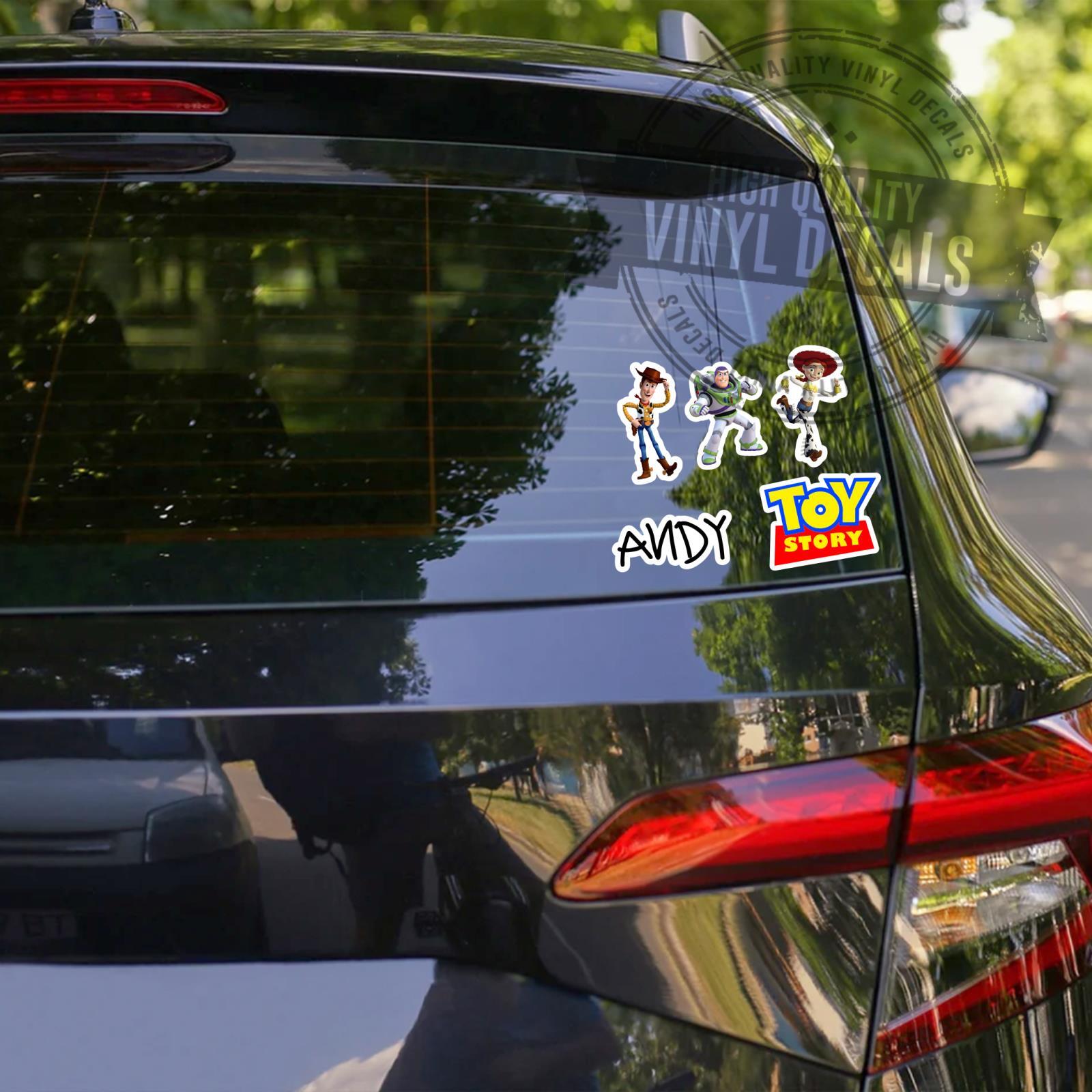Toy Story Buzz Lightyear Woody Cartoon Kids A4 HQ Printed Vinyl Decal Sticker