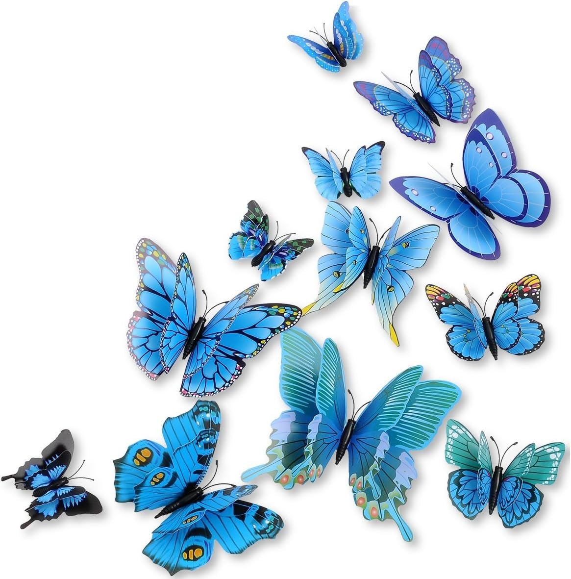 Self-Adhesive 12PCS 3D Pink Butterfly Wall Art – Perfect for Any Smooth Surface