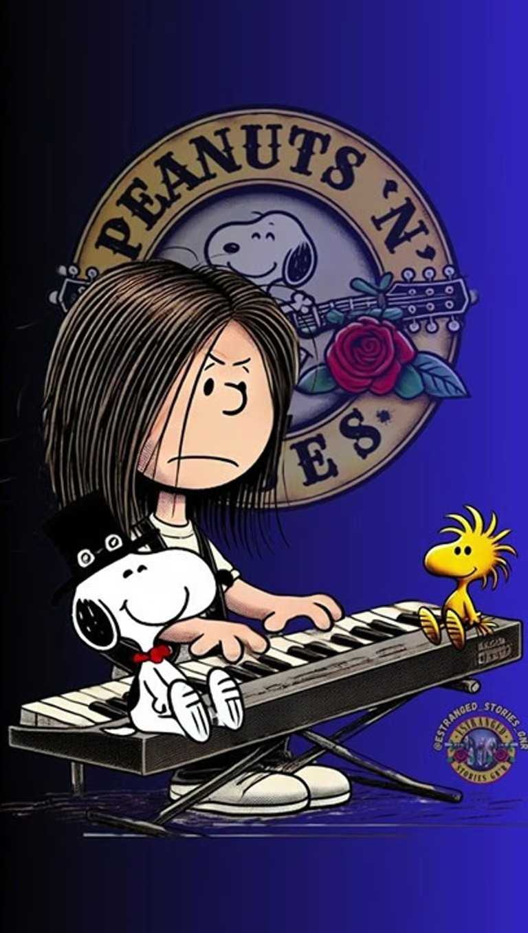 Peanuts and Roses Sticker Decal Laptop Wall Mirror Cup Tumblr Locker