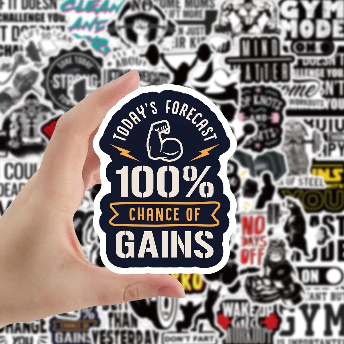 20 Random Work Out Stickers Gym Athletic Decals Laptop Hydro Yeti Free Shipping!