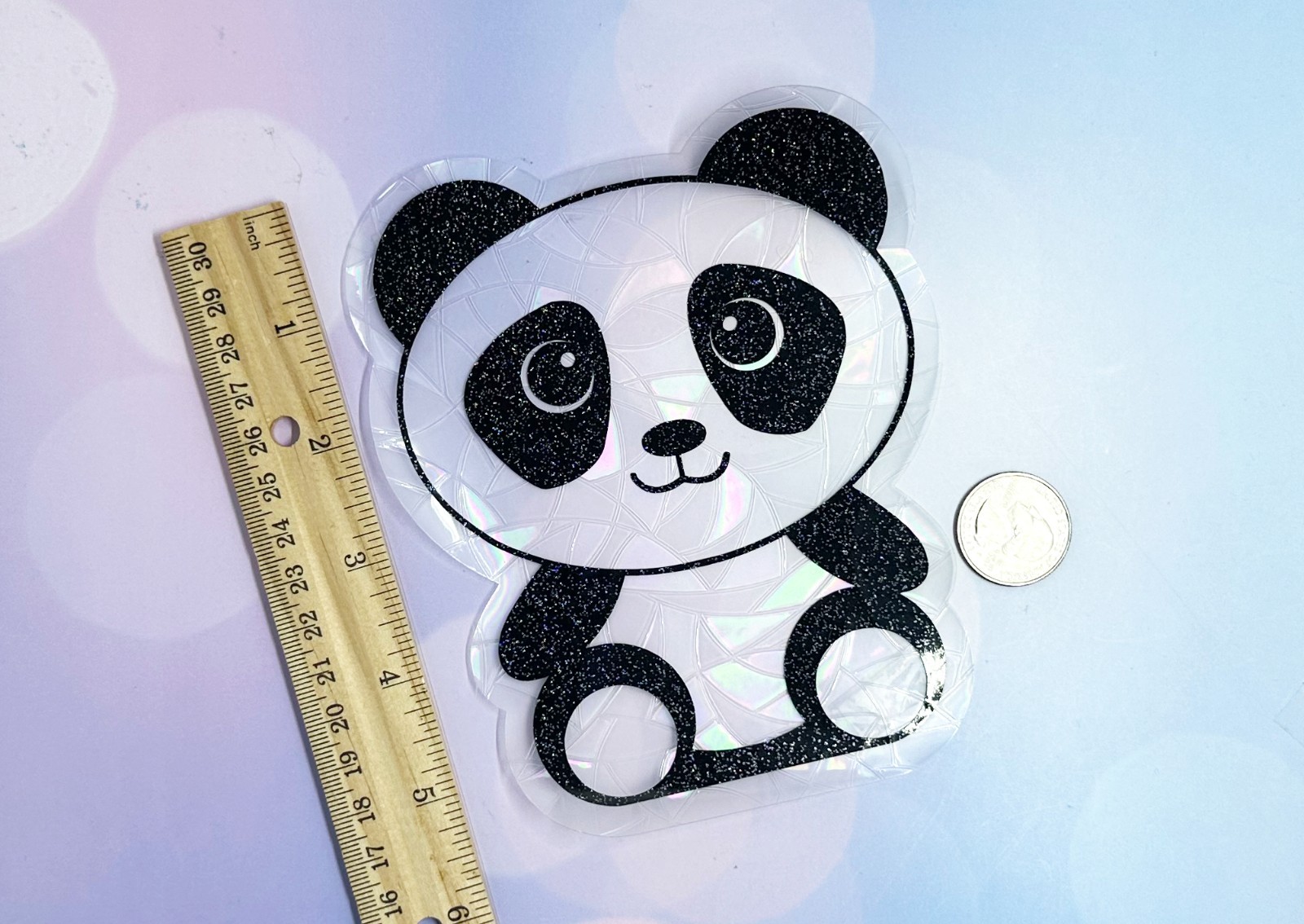 Panda Window Cling Suncatcher Decal Rainbow Maker Prism