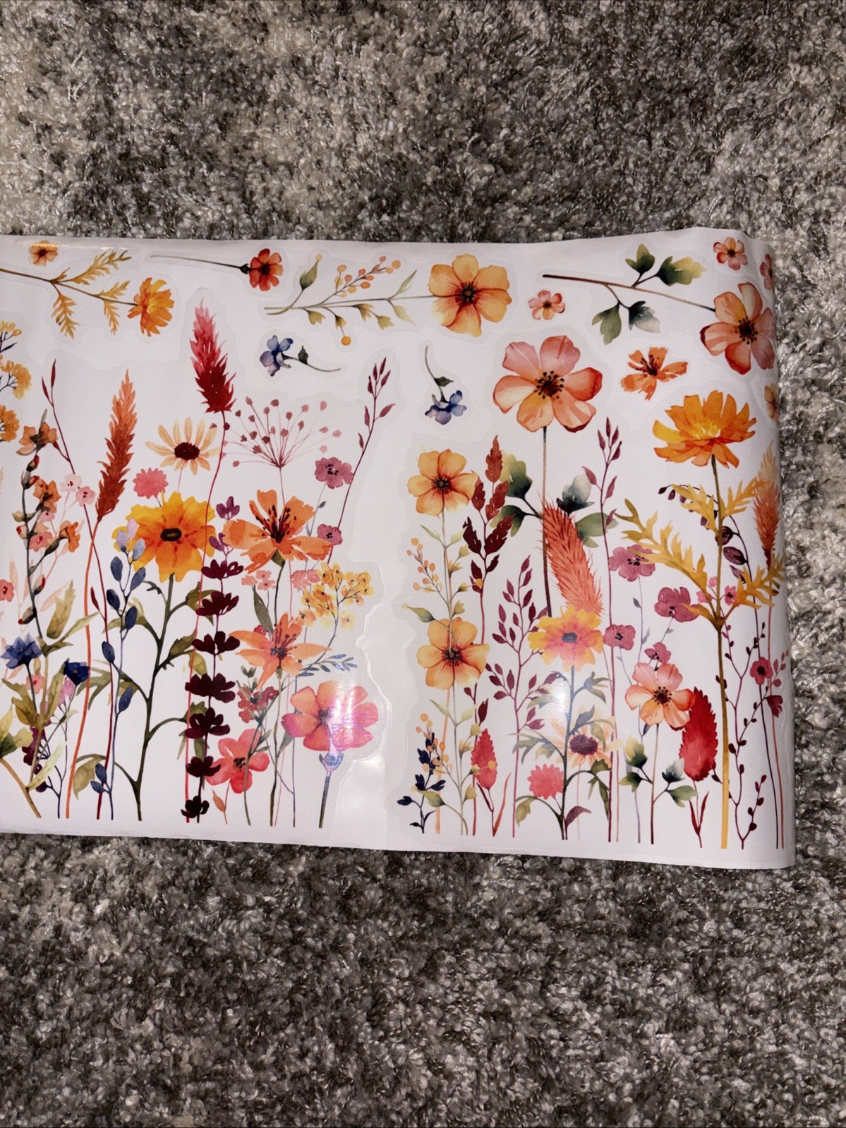Flower Wall Stickers Wildflowers *NEW in Package*