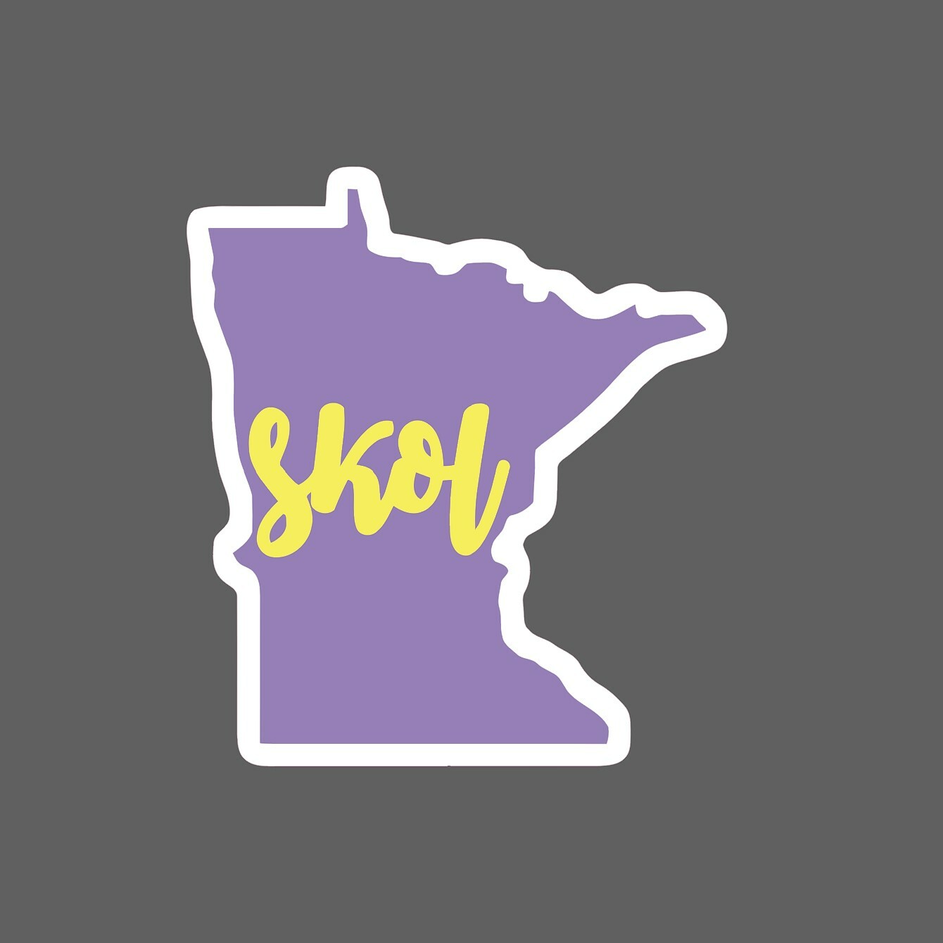 Skol Sticker Minnesota Purple Waterproof – Buy Any 4 For $1.75 Each Storewide!